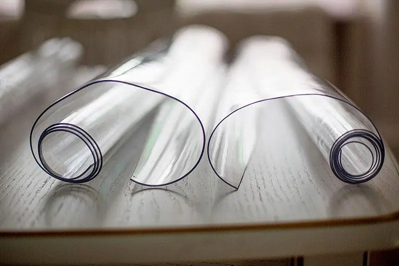 М'яке скло Прозора силіконова скатертину на стіл Soft Glass Захист для меблів 1.1х1.5 м (товщина 0.5 мм) - фото 5