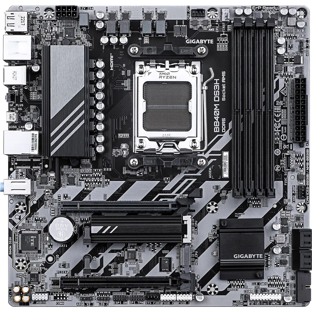 Материнська плата Gigabyte B840M DS3H [146967] - фото 2