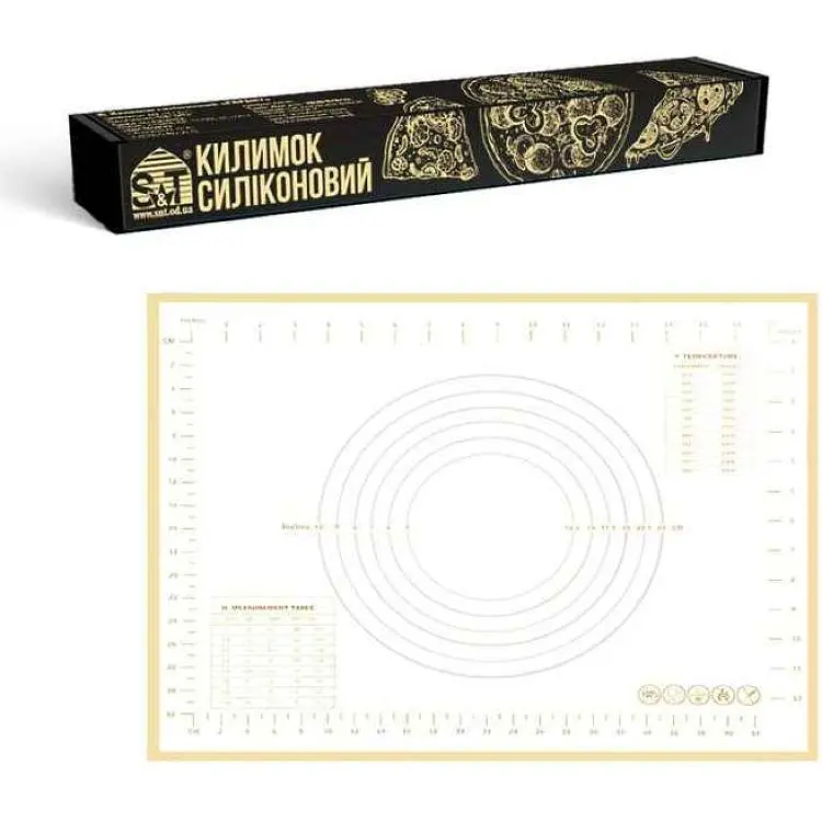 Килимок силіконовій SNT 50х40см Creamy 3300-57