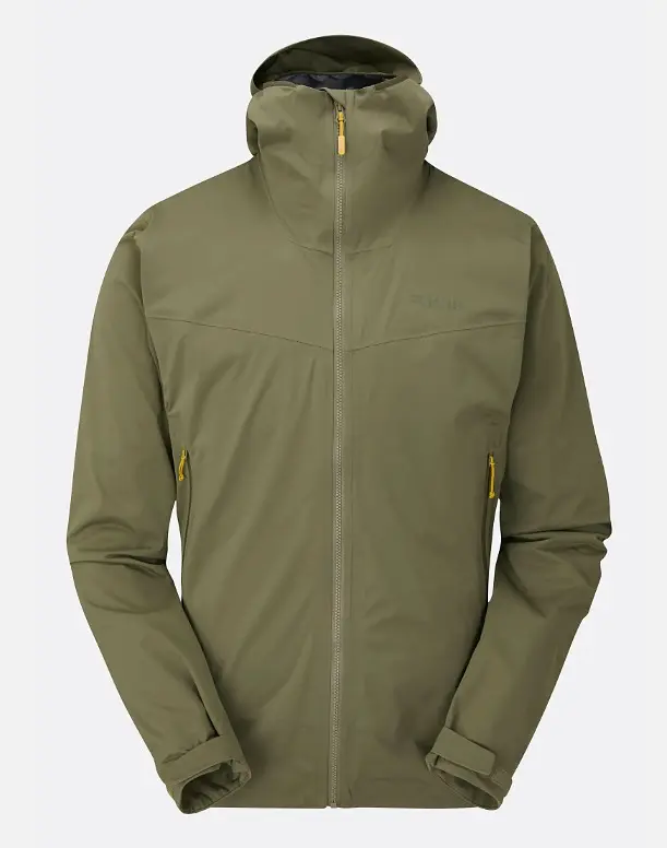 Мембранная мужская куртка Rab Kinetic 2.0 Jacket M Світло-оливковий - фото 8