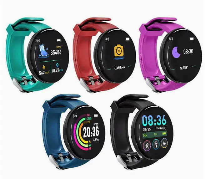 Смартгодинник Bluetooth 4.0 з кольоровим дисплеєм, крокоміром, пульсометром і музикою (В асортименті) C77505