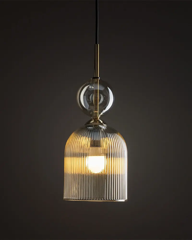 Подвесной светильник, люстра TK Lighting 11039 Sophia E14 1x10W IP20 янтарный - фото 2