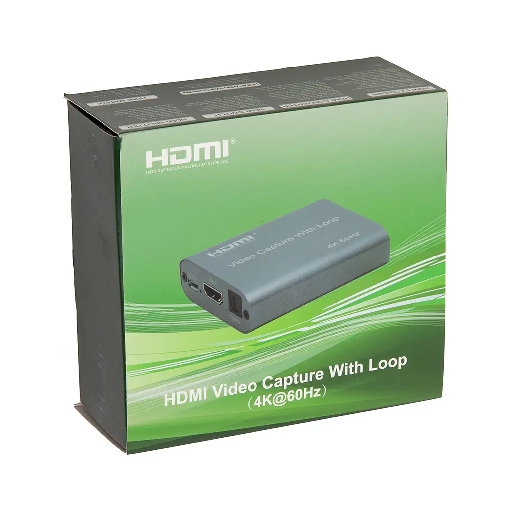 Устройство захвата видео PowerPlant HDVC7 HDMI USB2.0 4k/60hz (CA914173) - фото 3