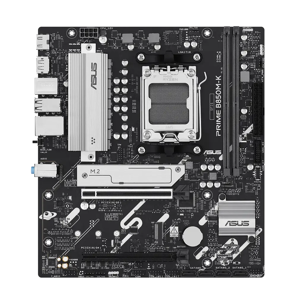 Материнcька плата Asus B850M-K Prime Socket AM5 (PRIME B850M-K) - фото 3