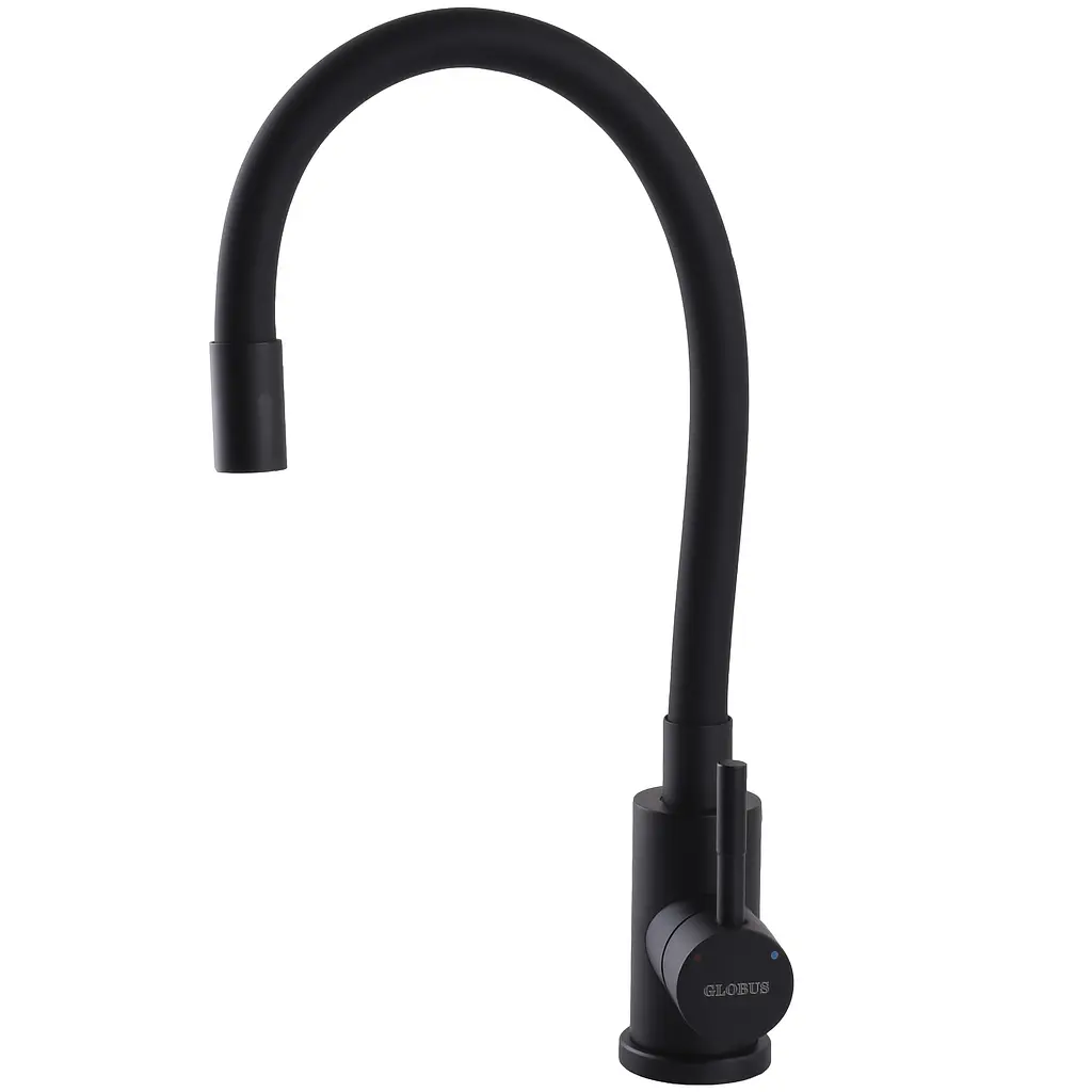 Змішувач для кухні Globus Lux Alpen SBT1-203SB-BB Чорний матовий - фото 4