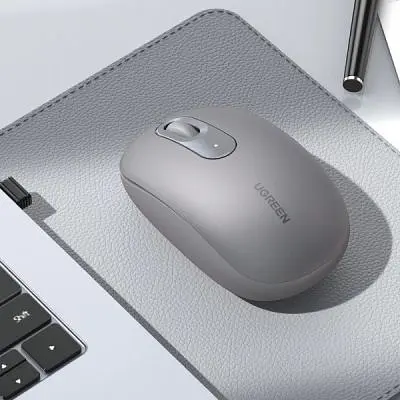 Мишка Ugreen MU105 Wireless Gray (90669) - фото 5