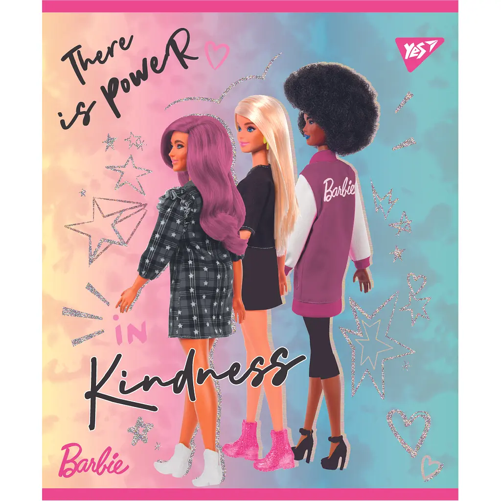 Набор тетрадей Yes Barbie А5 в линейку 18 листов 10 шт. (766825) - фото 2