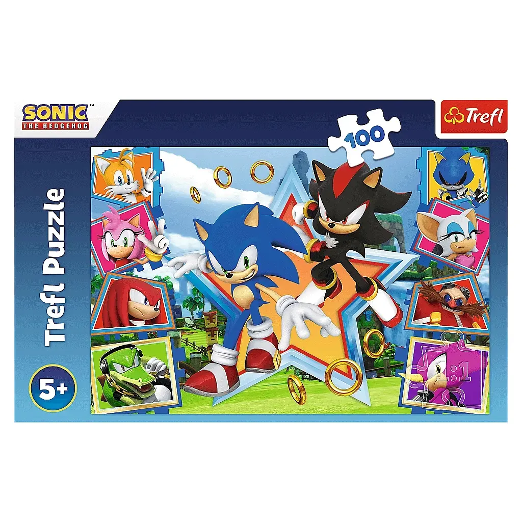 Пазл Trefl Sonic Зустрічайте Соніка 100 елементів (5900511164657) - фото 3