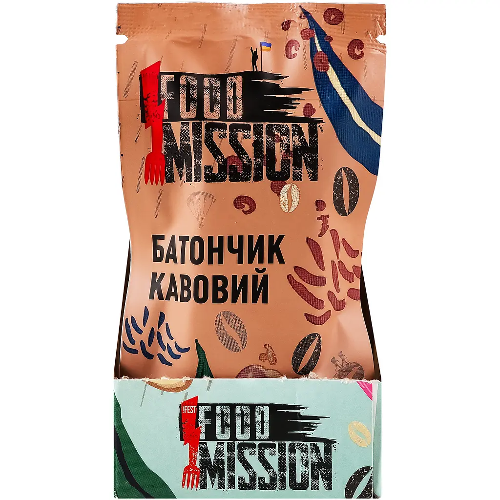Батончик Food Mission кавовий 40 г - фото 3