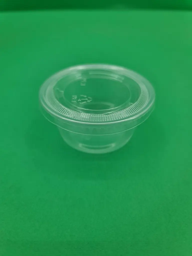 Соусник пластиковий 3,25OZ, 96 мл, 100 шт, колір прозорий, харчовий поліпропілен для соусів, доставки та HoReCa - фото 3