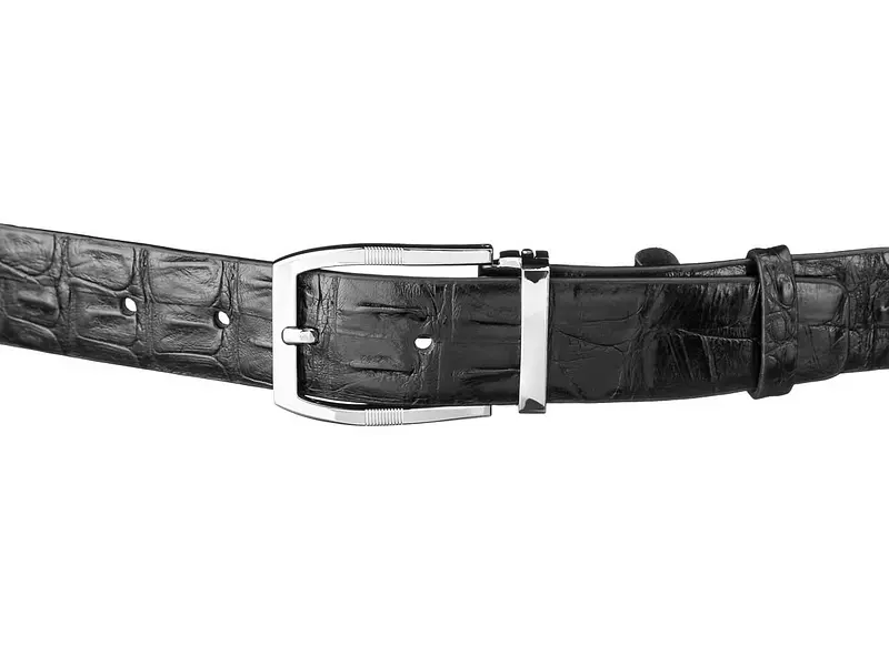 Ремінь чоловічий CROCODILE LEATHER 3.7х120 см acs0029610 - фото 2