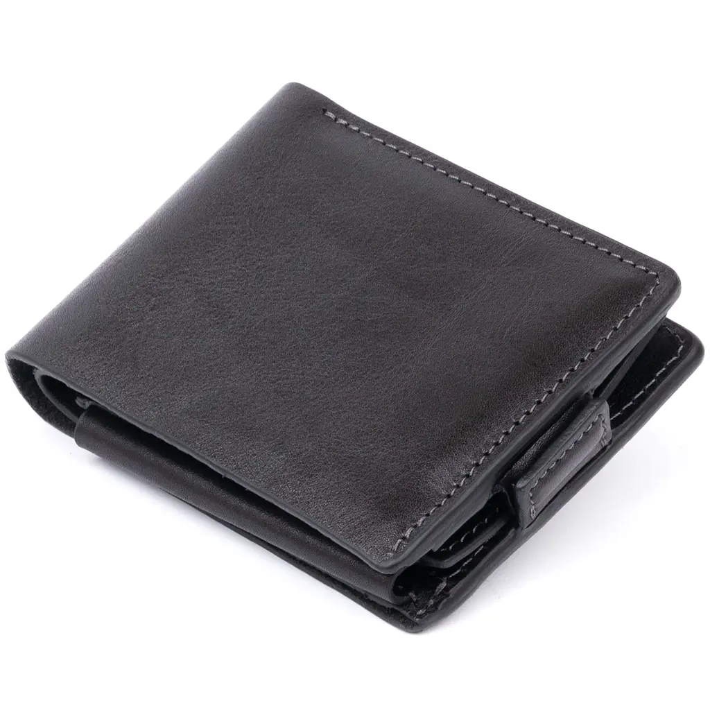 Мужской кожаный кошелек Grande Pelle 9х11.5х3 см acs0015038 - фото 2
