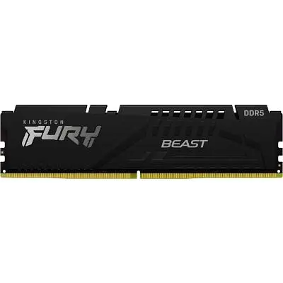 Модуль памяти для компьютера DDR5 64GB (2x32GB) 5200 MHz Beast Black Kingston Fury (ex.HyperX) (KF552C40BB2K2-64) - фото 2