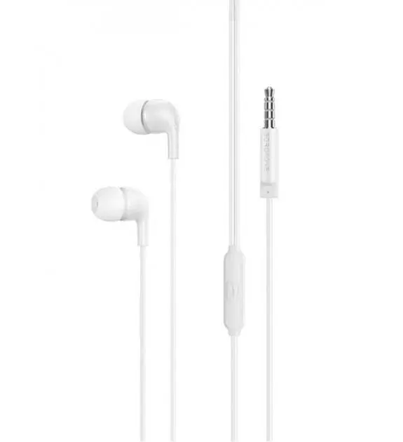 Наушники Borofone BM83 Craft universal earphones with mic (белый) - фото 3