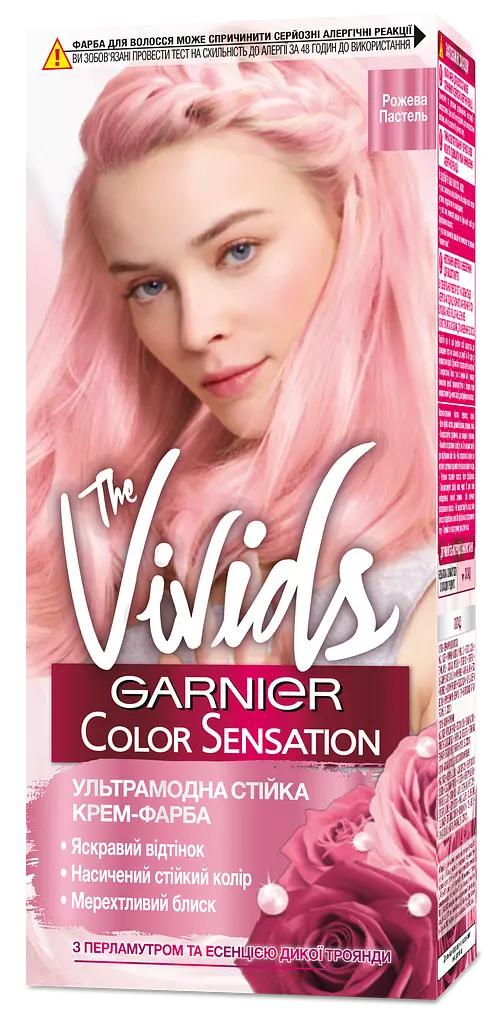 Фарба для волосся Garnier Color Sensation Vivids відтінок 10.22 рожева пастель 110 мл (C5965874) - фото 2