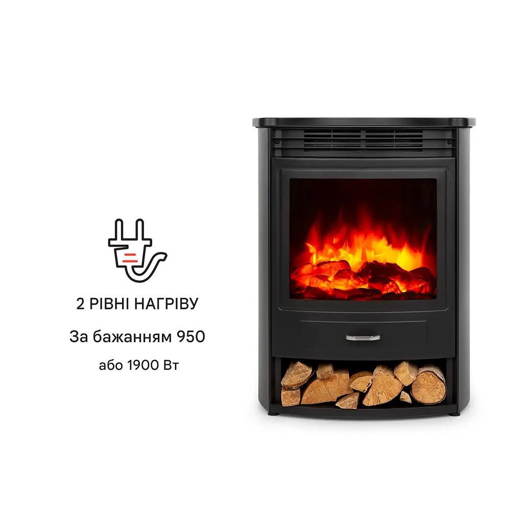 Камін електричний Klarstein Bormio S Smart (10035088) - фото 9