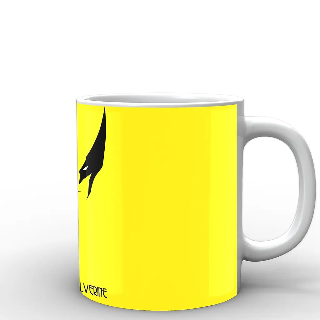 Кружка GeekLand Росомаха Wolverine минимализм WR.02.014 330 мл белая - фото 3