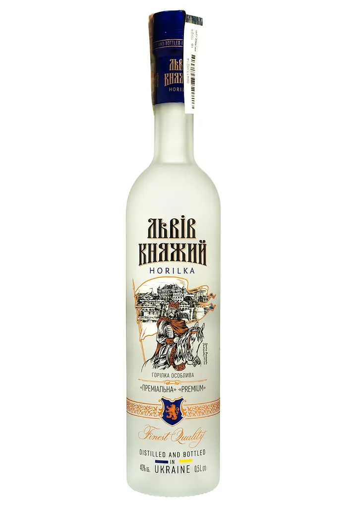 Водка Львів Княжий Премиальная Premium 40% 0.5 л тубус - фото 2
