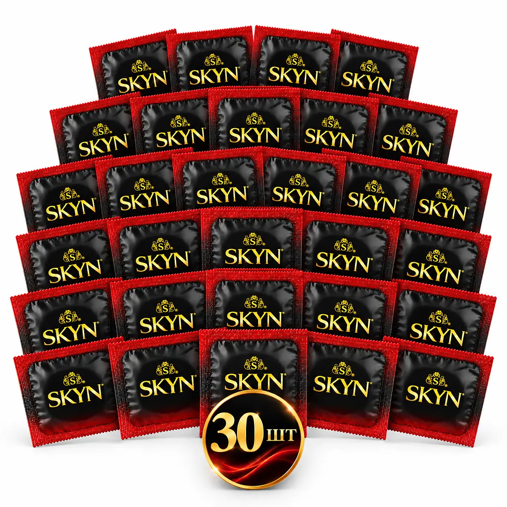 Презервативи SKYN Intense Feel 30 шт — безлатексні з точковою текстурою, максимум відчуттів поштучно