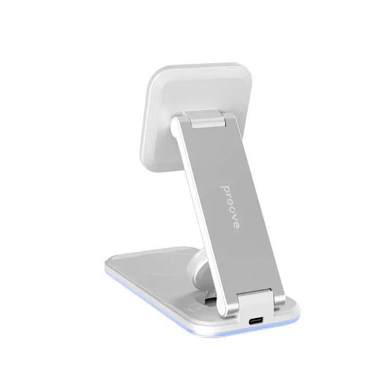 Бездротовий зарядний пристрій Proove Energy Fold 3in1 15W White (WSEF15010002) - фото 3