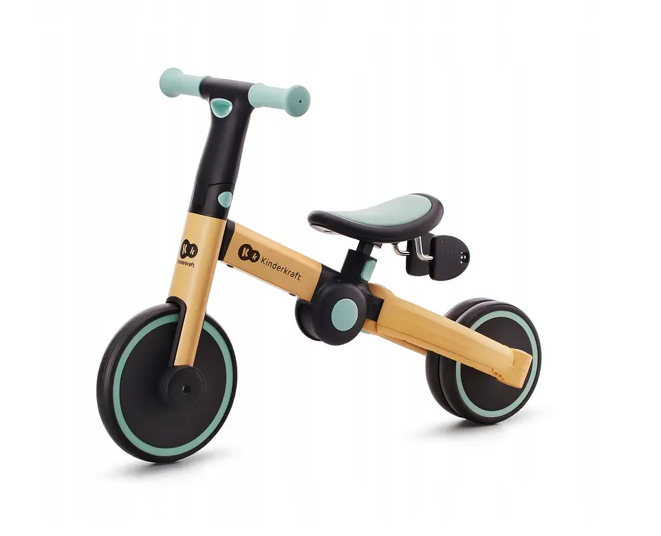 Триколісний велосипед біговел 3 в 1 KiderKraft 4Trike Flower Blue - фото 7