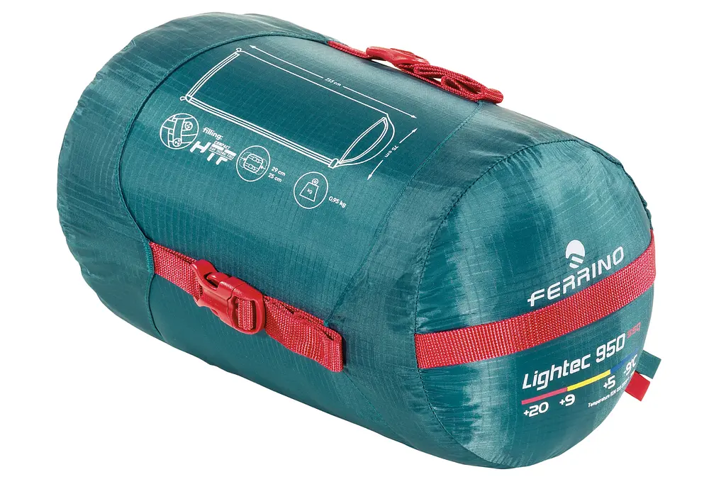 Спальний мішок Ferrino Lightec 950 SSQ/+5°C Green Left (86652NVVS) - фото 2