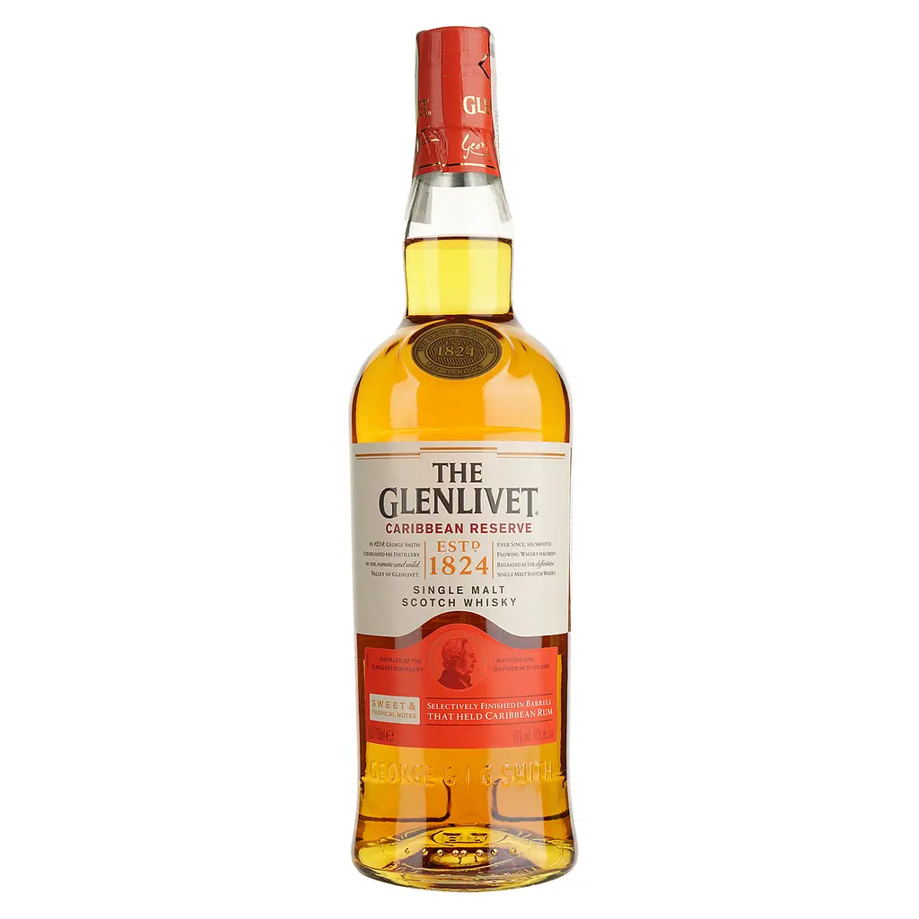 Віскі The Glenlivet Caribbean Reserve Single Malt Scotch Whisky 40% 0.7 л - фото 2
