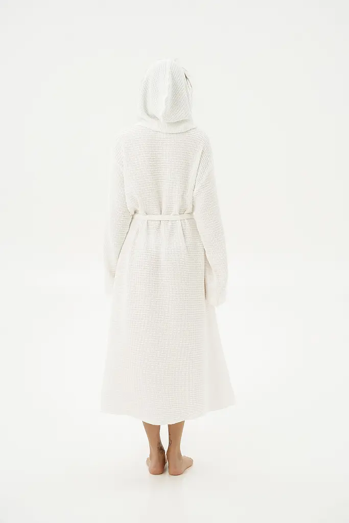 Халат Lotus Home - Rius off white молочный L/XL - фото 4