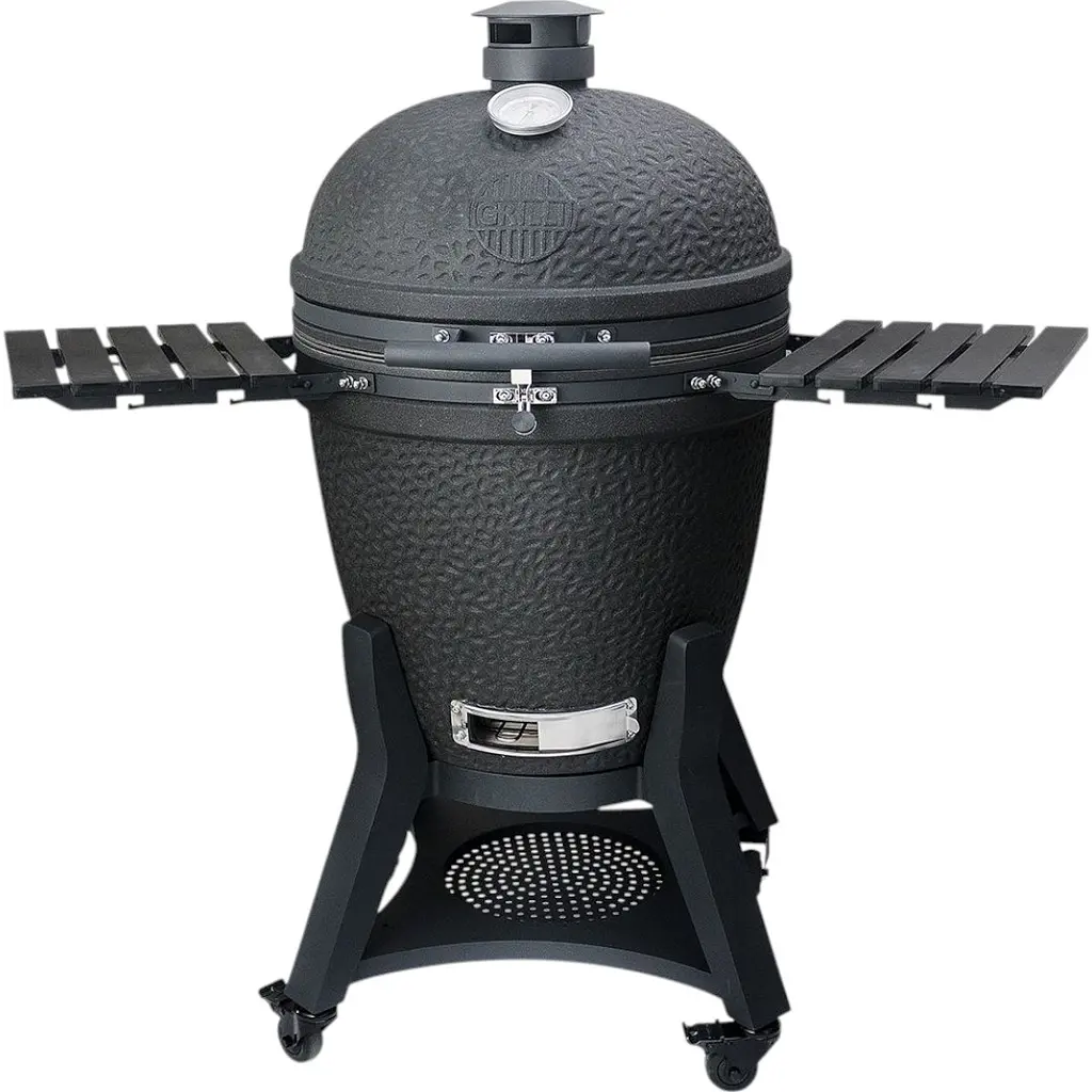 Керамический угольный гриль Grilli Kamado XL 5 в 1 с системой BBQ Block Fire (759777) - фото 2