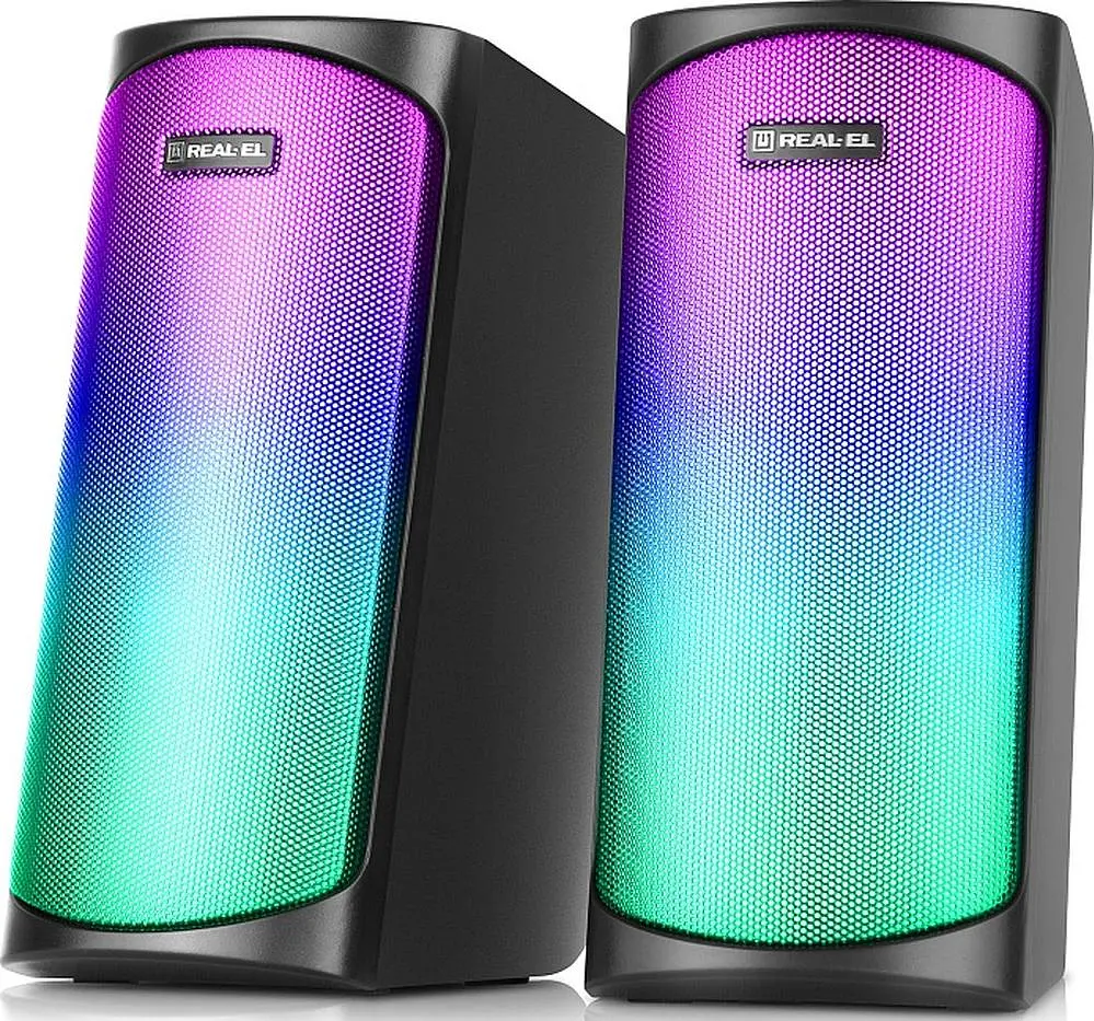 Акустична система REAL-EL S-135 USB Black (EL121100019)