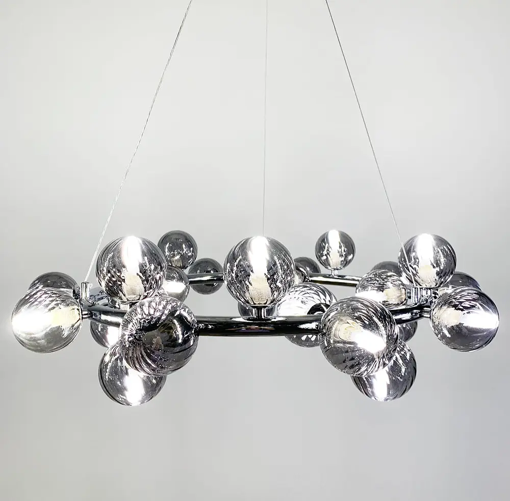 Подвесная люстра Arte Lamp Bolla Line.F MJ 17-750 CH+GR - фото 2