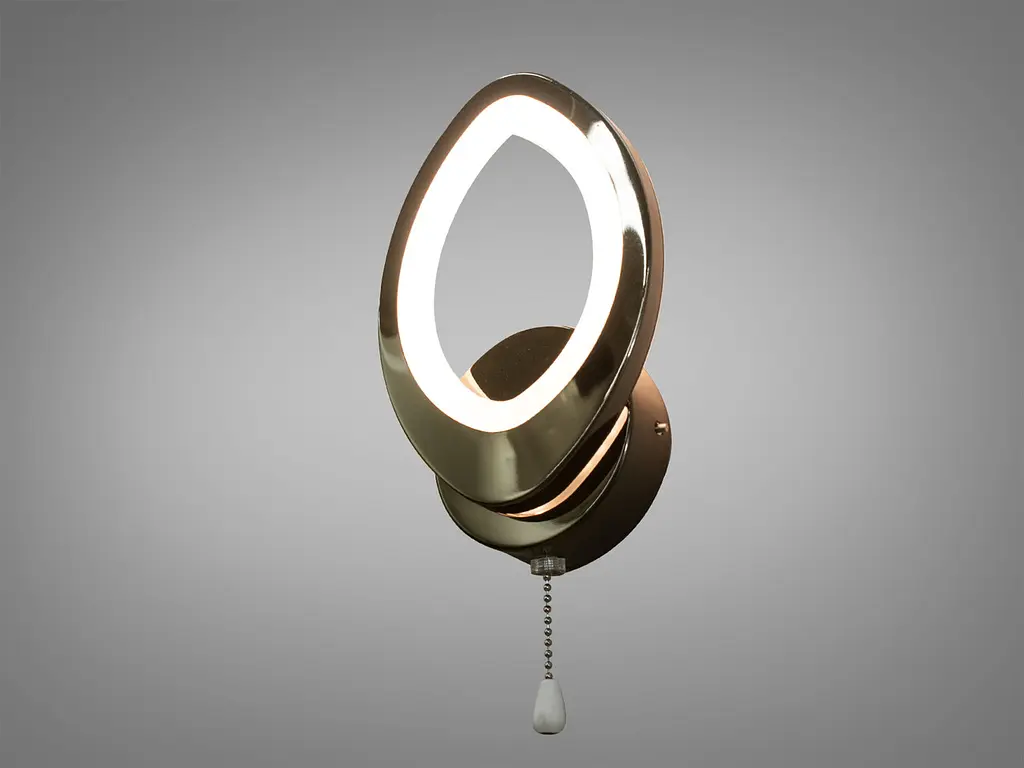 Бра настінне LED Diasha 8059/1BHR 15W чорний хром для читання - фото 2