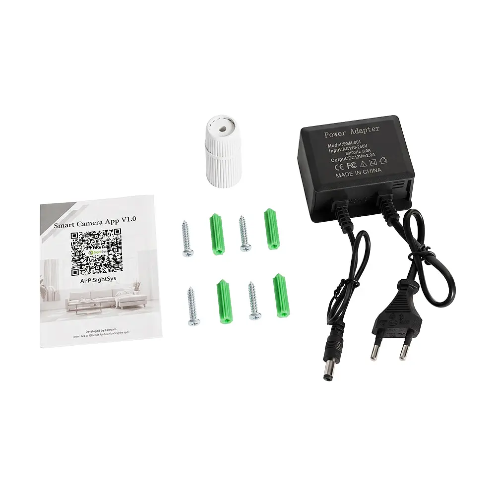 IP-відеокамера поворотна з WiFi 3Mp Light Vision VLC-1003WFY (CareCam Pro) Fisheye f=2.3mm, ІЧ+LED-підсвічування, з мікрофоном (75-00357) - фото 14