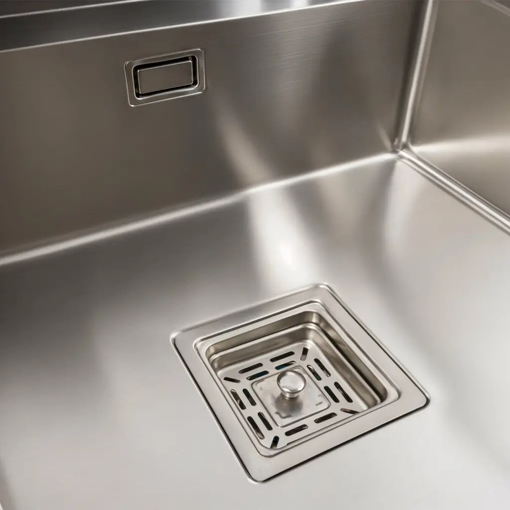 Кухонная мойка скрытая нержавейка Platinum TZ 50x50, Нержавеющая сталь - фото 5