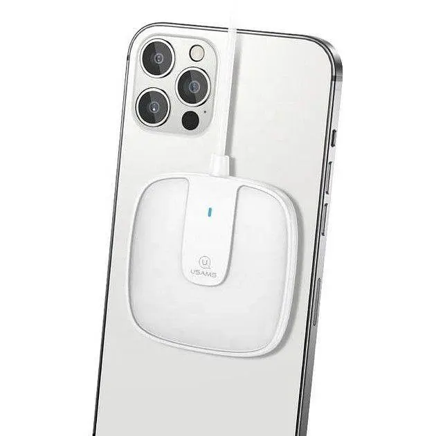 Беспроводное зарядное Usams US-CD159 W1 Extra-thin Magnetic Fast Wireless Charger 15 W (Max) - фото 4