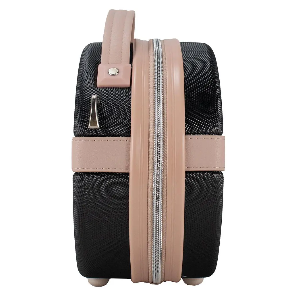 Бьюті-кейс Semi Line 5L Black/Pink Cream (T5671-1), Чорний - фото 4