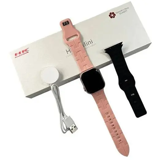 Смарт-часы HK 9 mini IP67 Pink - фото 4