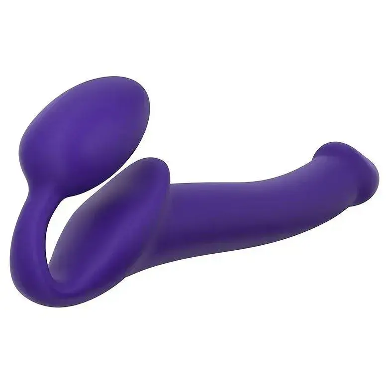 Безремневий страпон Strap-On-Me Violet M повністю регульований діаметр 3.3 см - фото 2