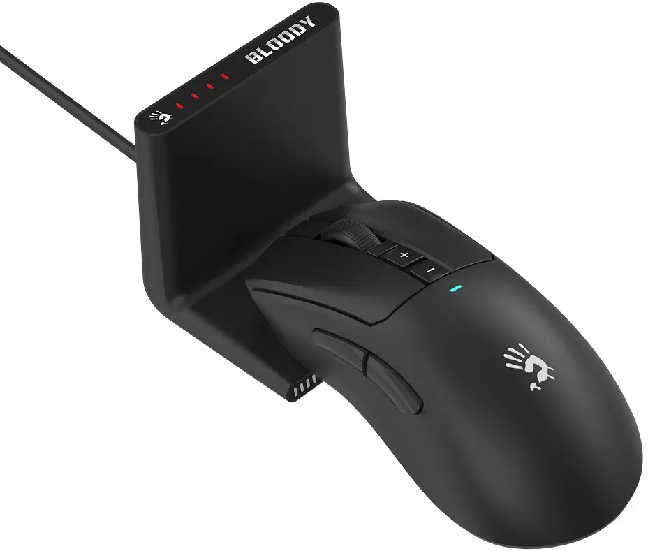 Мышь беспроводная Bloody R73 Ultra Duo Black - фото 2