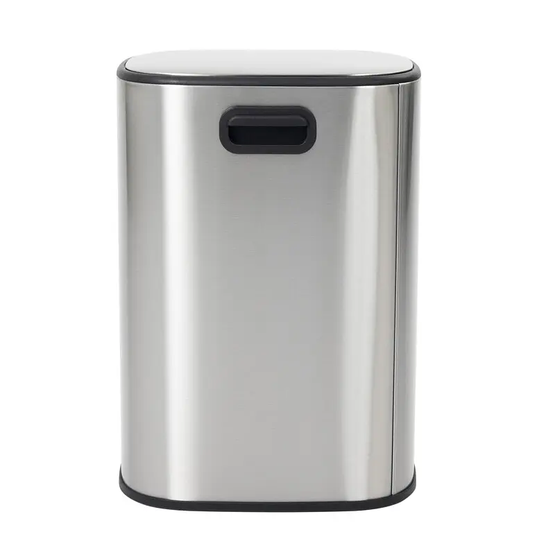 Відро для сміття Mixxus Premium Diverse-TC0105 SS Color 5л з плавним закриттям овальне нержавіюча сталь MI7078, Нержавіюча сталь - фото 2