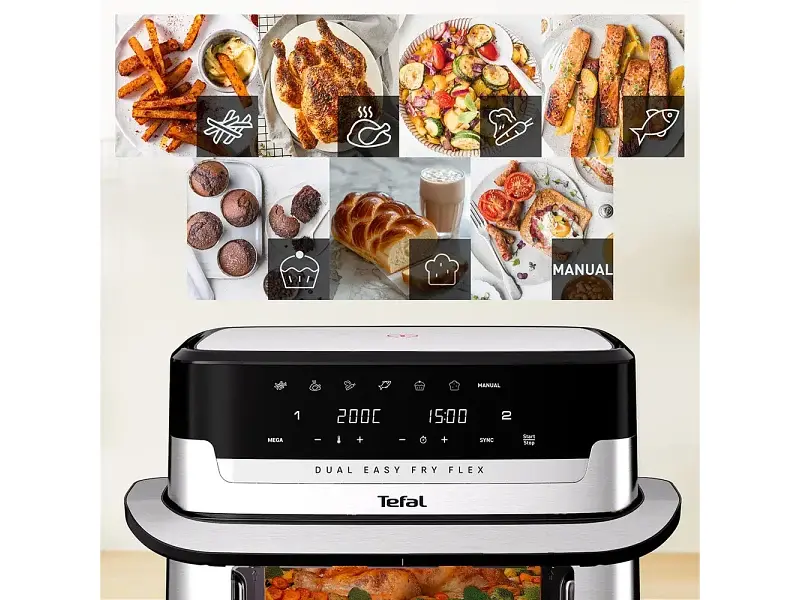 Мультипіч (аерофритюрниця) Tefal EY922DE0 - фото 7