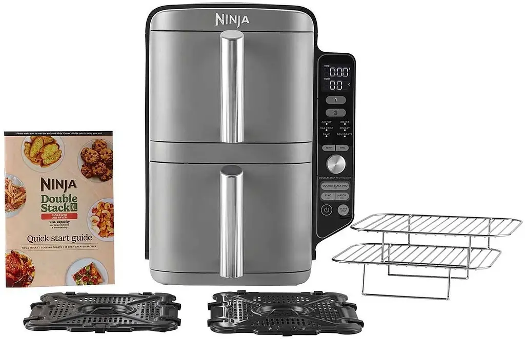 Мультипечь (аэрофритюрница) NINJA Double Stack XL 2-Level Air Fryer 9.5L (SL400EU) - фото 6
