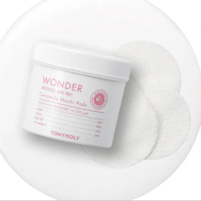 Пады увлажняющие для лица Tony Moly Wonder Ceramide Mochi Toner Pad, 70 шт. - фото 3