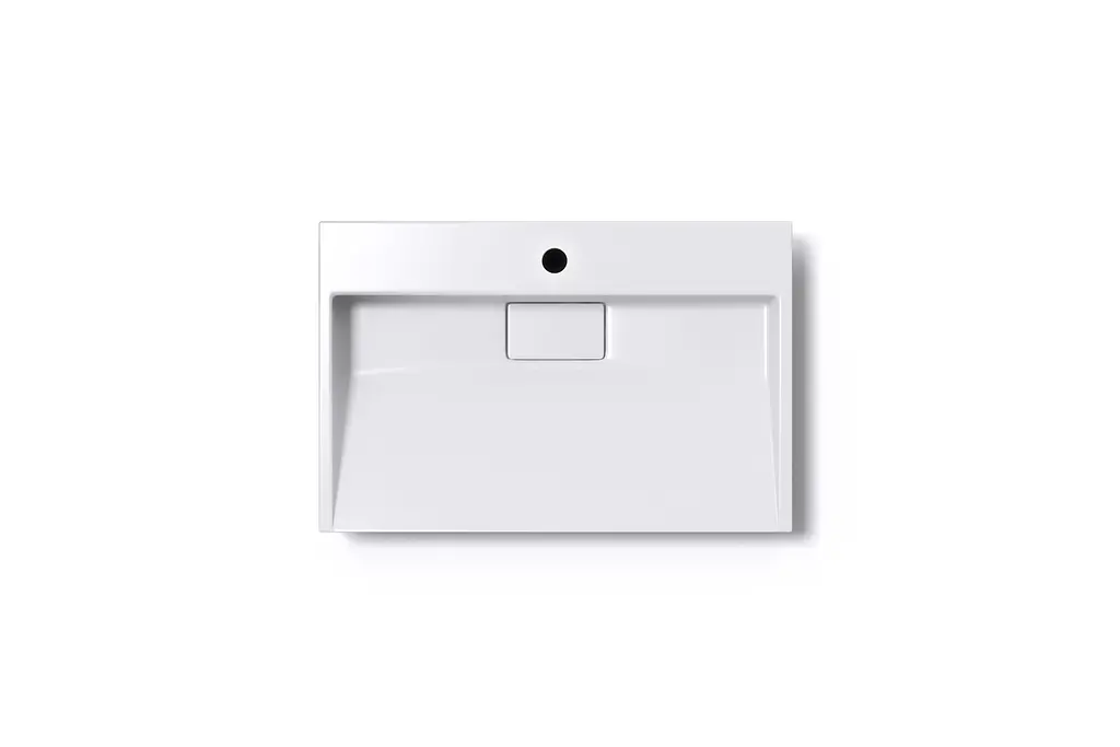 Умивальник VBI Este підвісний з отвором під змішувач 70x46 см white VBI-019909 - фото 3