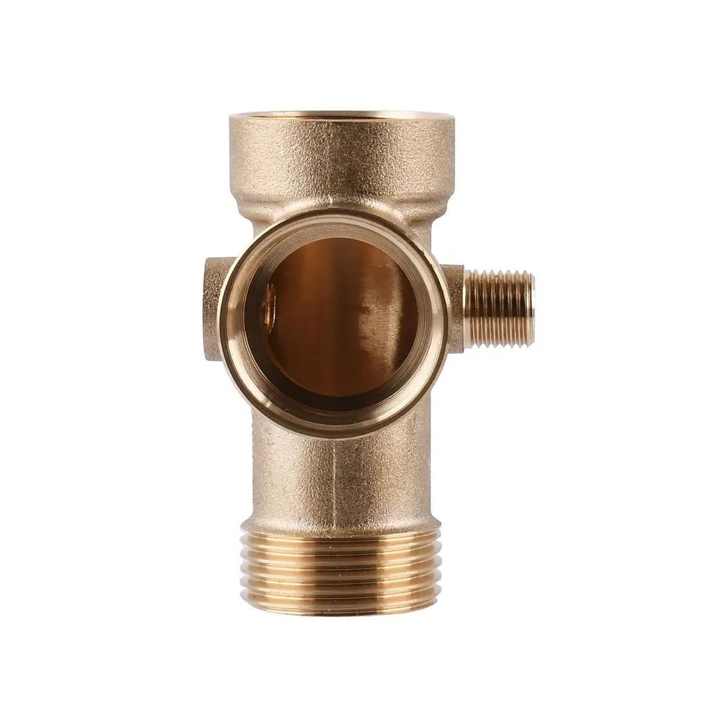 Гребінка 5-ти ходова 80мм (п'ятірник) Optima з виходами 1/4″вр 1/4″зр на одній осі (DS 005 C) 000020922 - фото 2