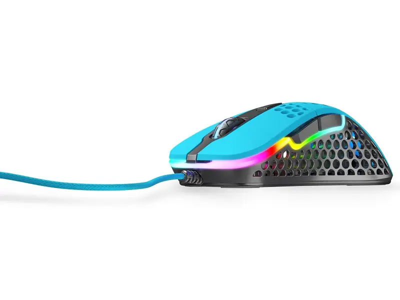 Миша Xtrfy M4 RGB USB Miami Blue (XG-M4-RGB-BLUE) - фото 4
