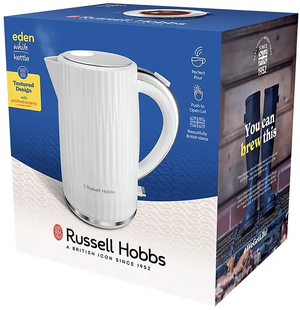 Электрочайник Russell Hobbs Eden 27360-70 White teh0021944 - фото 9