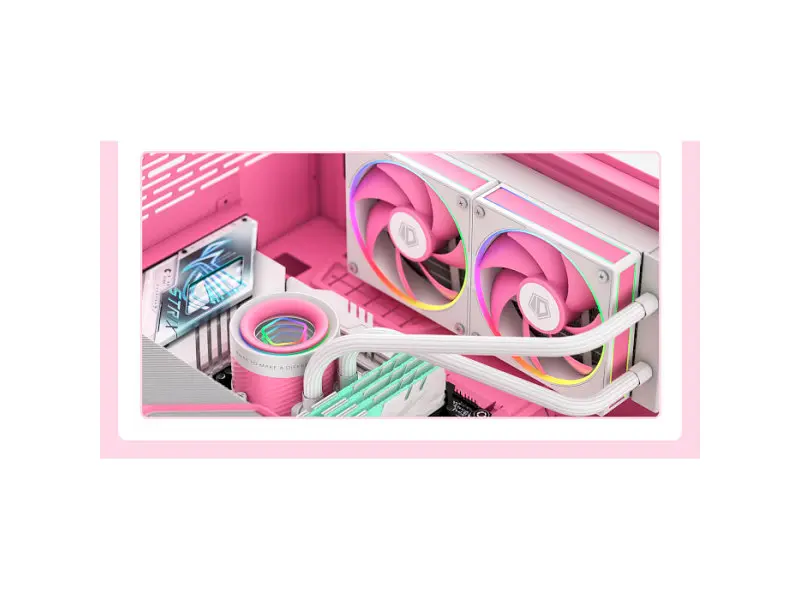 Водяне охолодження ID-COOLING FX240 INF Pink - фото 9