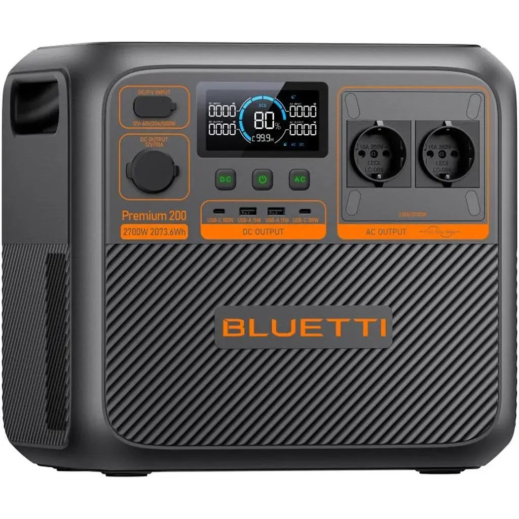 Зарядна станція Bluetti Premium 200 V2, 2700W, 2073Wh - фото 4