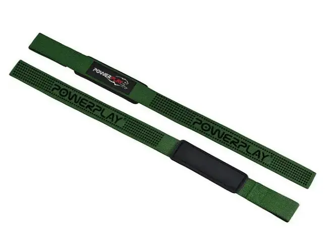 Лямки для тяги PowerPlay 7064 Lifting Gym Straps Зеленые (PP_7064_Green) - фото 3